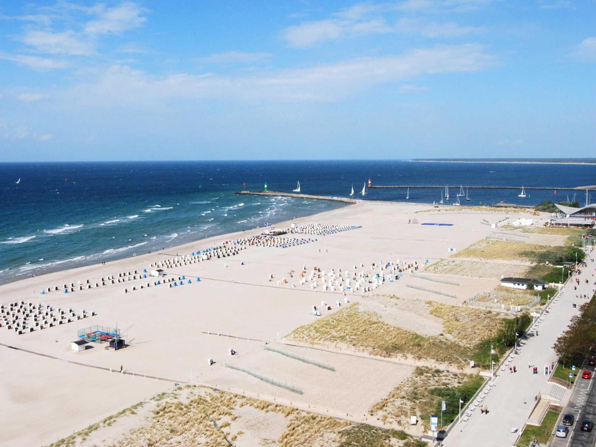 Ferienwohnung Warnemuende Am Kurpark Rostock Buitenkant foto